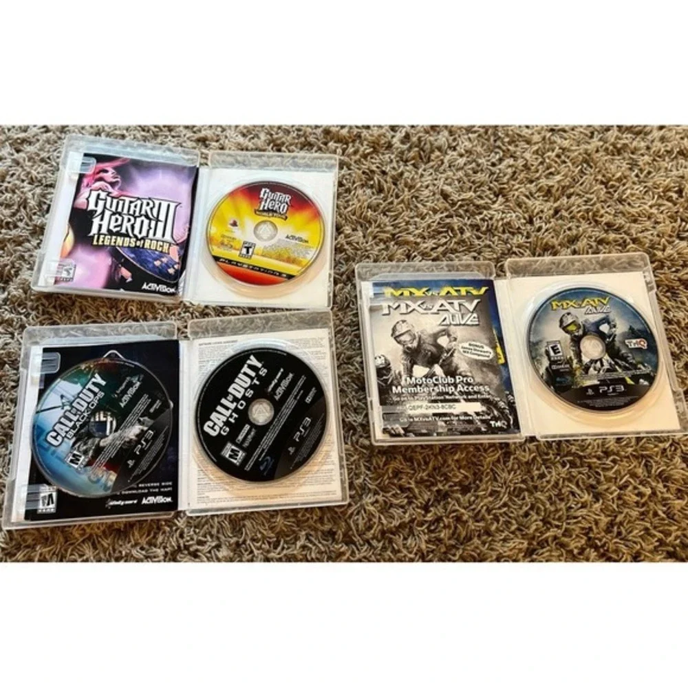 The lot Of‎ 4 Game Ps3 - Read Description